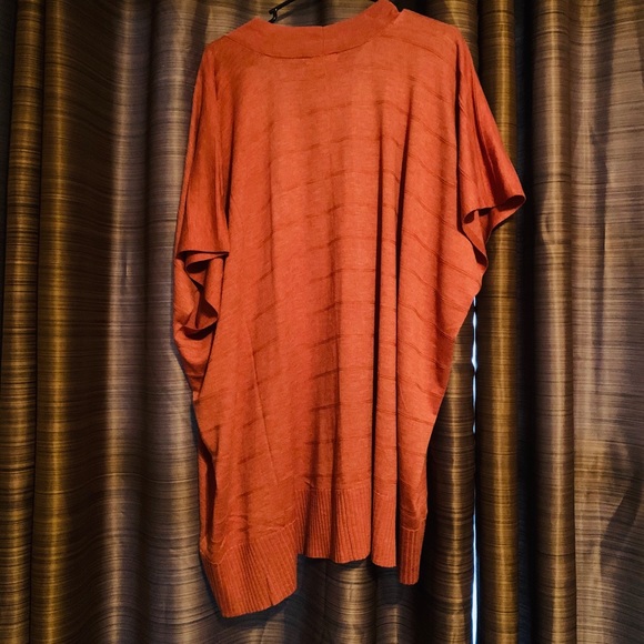 SOLDOversized LOFT short sleeved pink cardigan - Picture 4 of 4